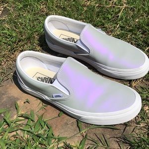 vans asher iridescent gray